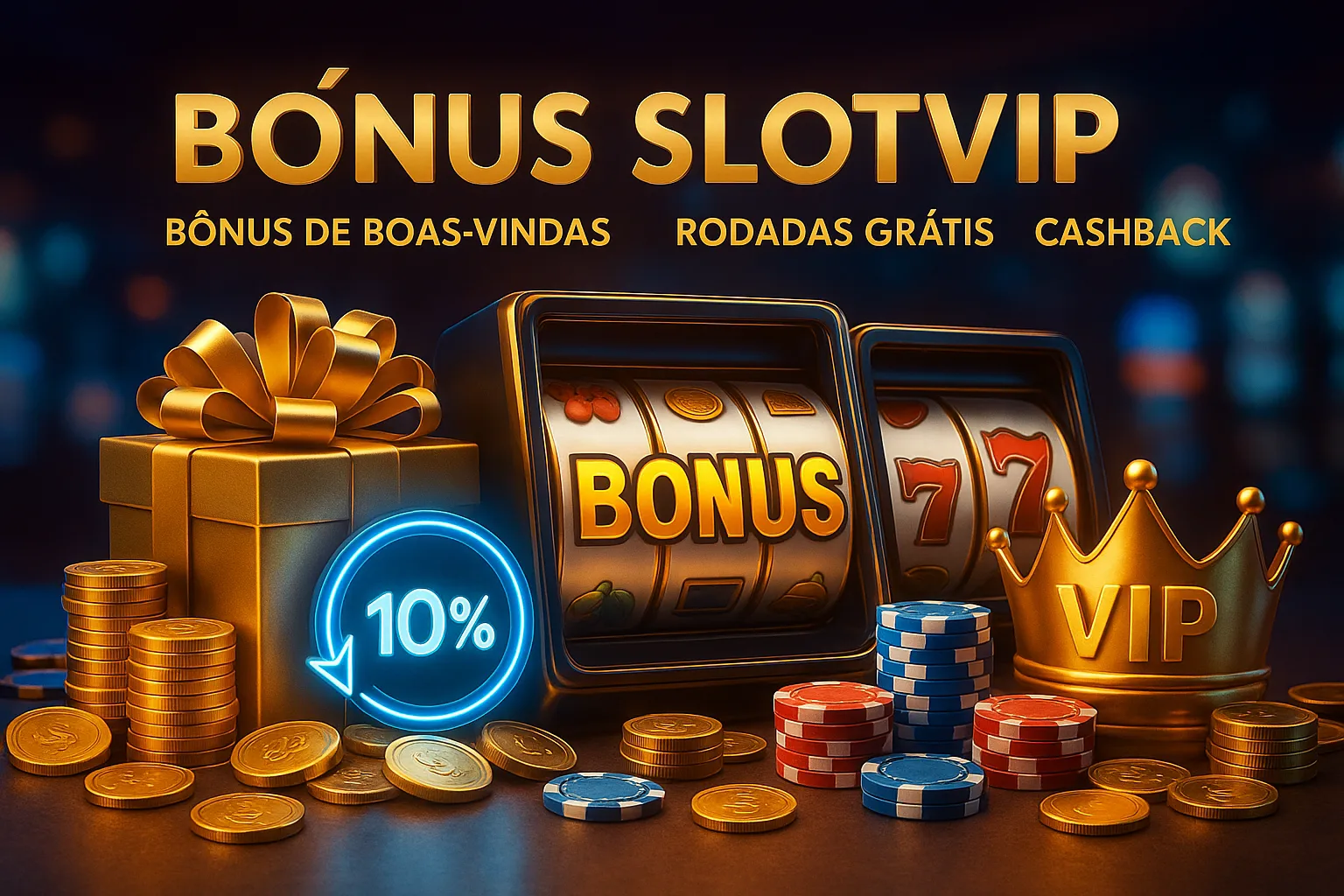 O bônus promocional SLOTVIP é uma ótima maneira de começar sua aventura