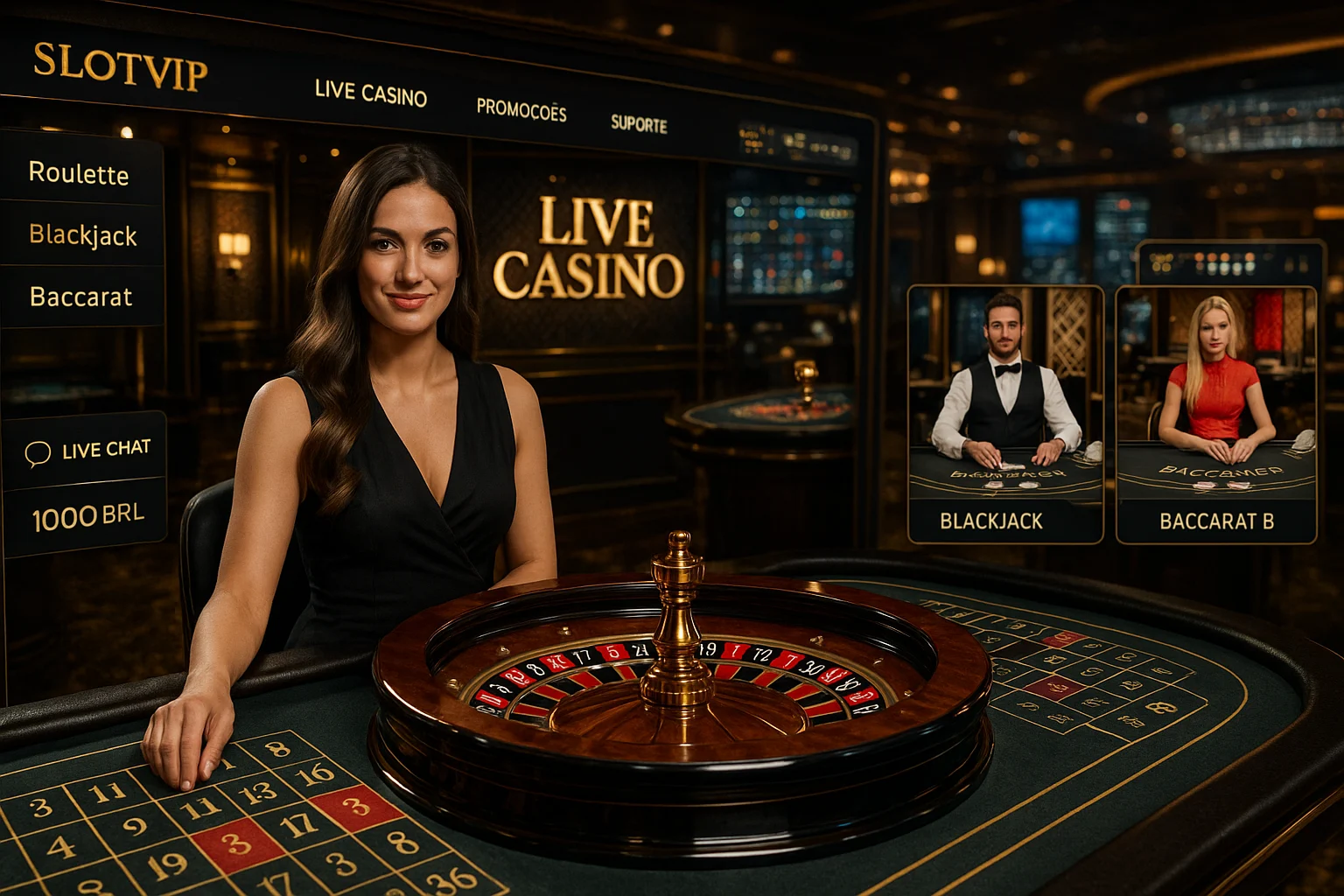 O SLOTVIP Live Casino lança promoções regularmente