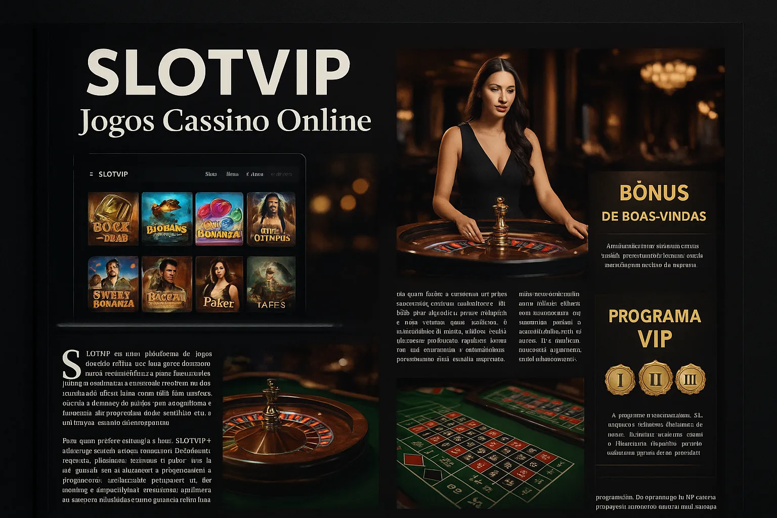 Jogos de cassino online inovadores e emocionantes na SLOTVIP